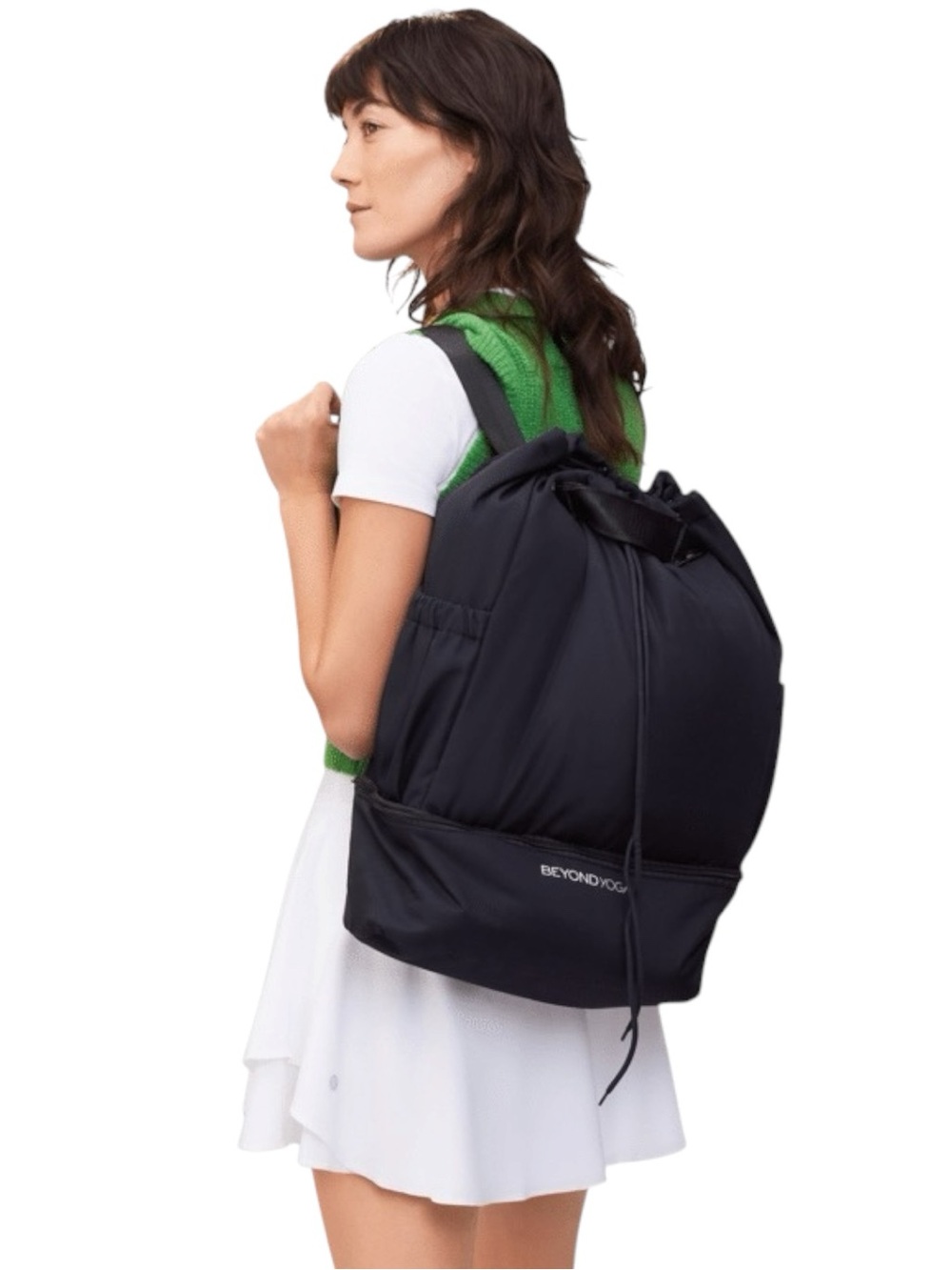 NWT Beyond Yoga Black Convertible Gym Bag Backpack Black